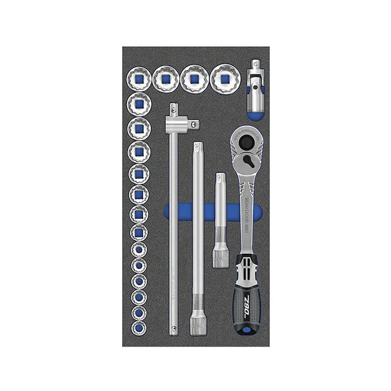 Neu Im Sortiment MTS Steckschlüssel-Satz 12-kt, 22-tlg., 12,5 mm (1/2"): 10-32 mm (1/3), MATADOR Art.-Code: 81641402